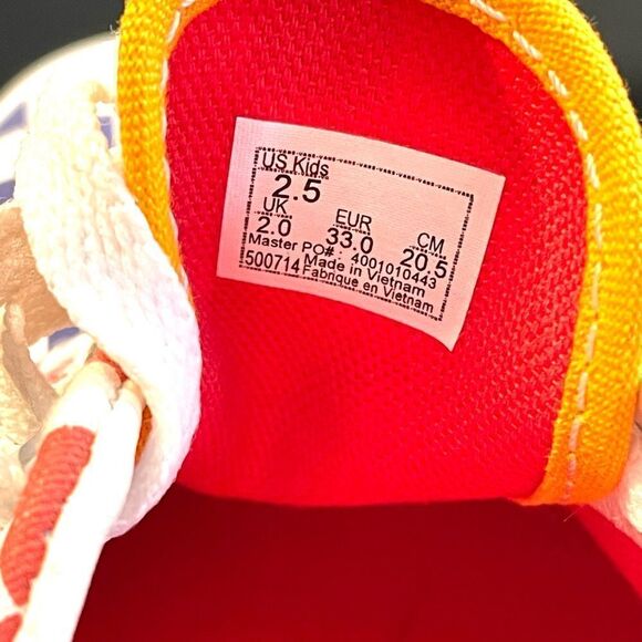 New Vans Off the Wall Master Multi-Colored Checkered Low Top Youth Sneakers 2.5Y - Picture 5 of 11